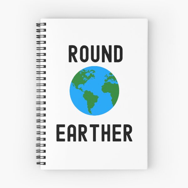 Item preview, Funny Nerdy Round Earther Science Teacher Black Text designed and sold by MathWare MathClips.