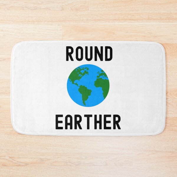 Item preview, Funny Nerdy Round Earther Science Teacher Black Text designed and sold by MathWare MathClips.