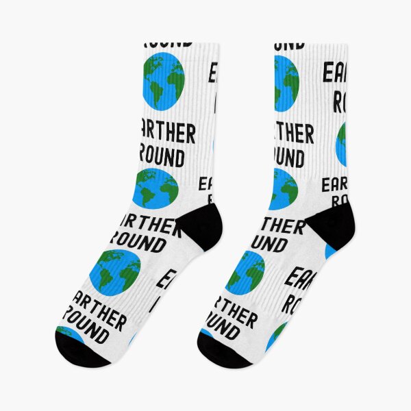 Item preview, Funny Nerdy Round Earther Science Teacher Black Text designed and sold by MathWare MathClips.