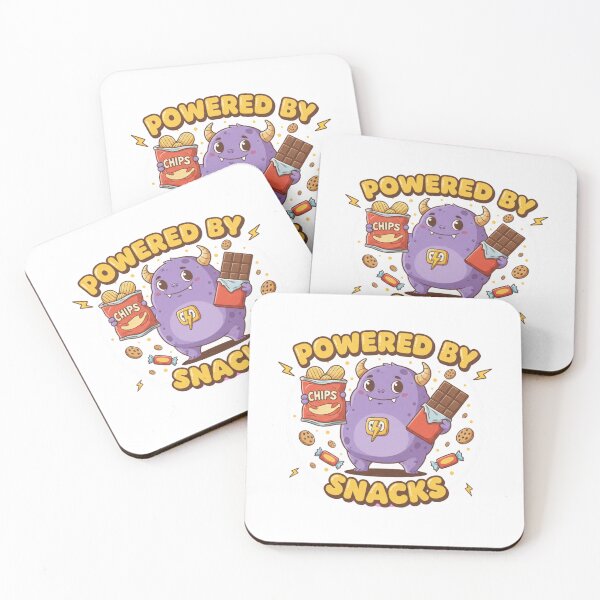 Item preview, Retro Neon Mascot – Powered by Snacks designed and sold by Tily360.