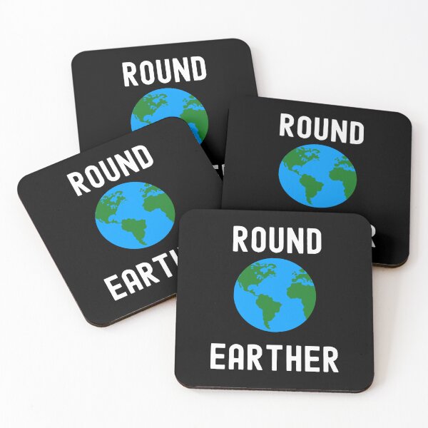 Item preview, Funny Nerdy Round Earther Science Teacher White Text designed and sold by MathWare MathClips.