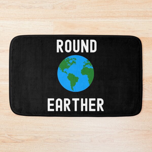 Item preview, Funny Nerdy Round Earther Science Teacher White Text designed and sold by MathWare MathClips.