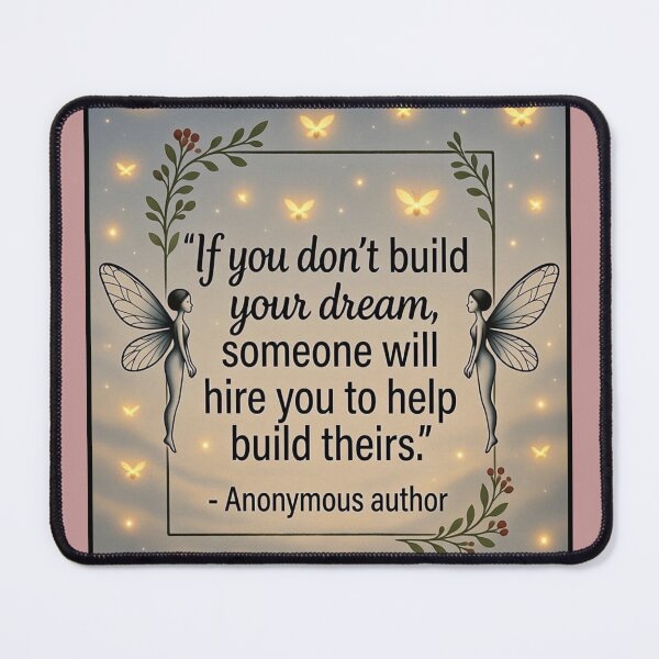 Item preview, Inspirational quote, fairies, beautiful fireflies designed and sold by Grimtruths.
