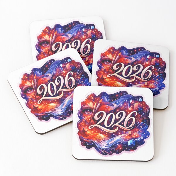 Item preview, Neural Harmony 2026 Visionary Sticker designed and sold by ARTCREATESHOP.