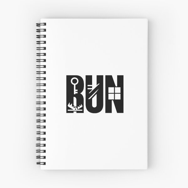 Item preview, RUN Geometric Horror Typography designed and sold by Le Grand Requin.