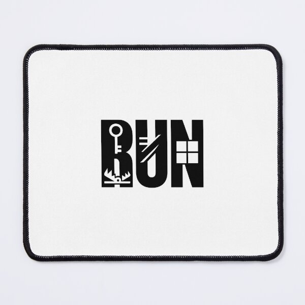 Item preview, RUN Geometric Horror Typography designed and sold by Le Grand Requin.