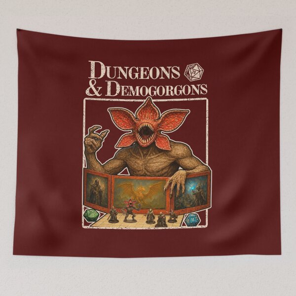 Artikelvorschau, DUNGEONS AND DEMOGORGONS: Lustiges Dungeon Master-Tabletop-Spiel entworfen und verkauft von DungeonAtelier.