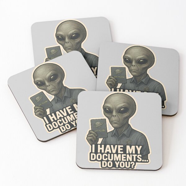 Item preview, Alien ID check designed and sold by JacQhq.