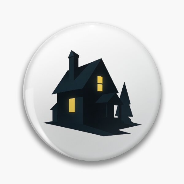 Item preview, Eerie Suburban House Silhouette designed and sold by Le Grand Requin.