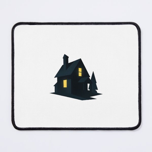 Item preview, Eerie Suburban House Silhouette designed and sold by Le Grand Requin.
