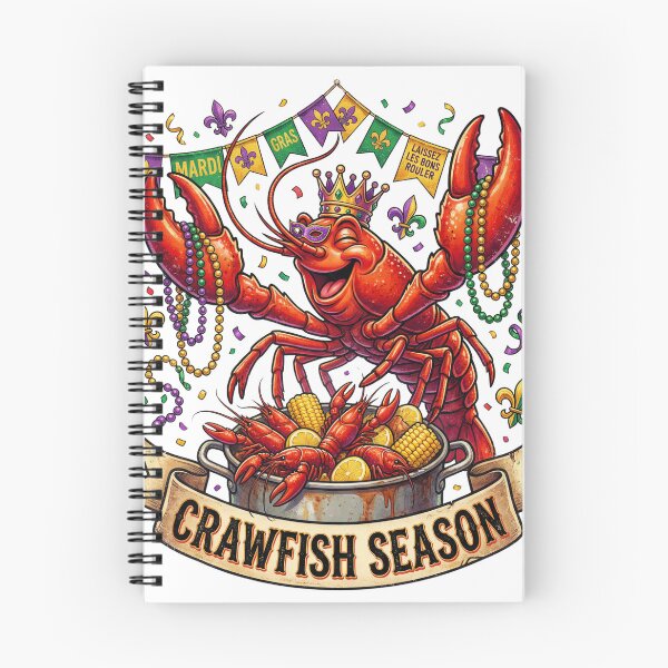 Item preview, Crawfish Season Mardi Gras Crawfish Boil designed and sold by bellebaydesigns.