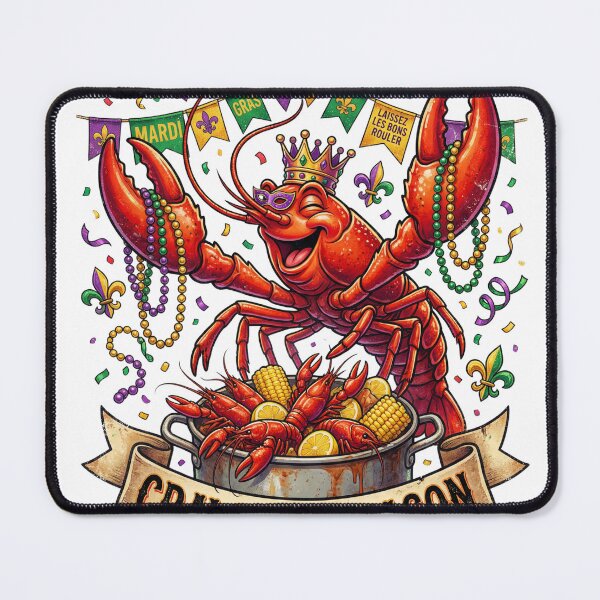 Item preview, Crawfish Season Mardi Gras Crawfish Boil designed and sold by bellebaydesigns.