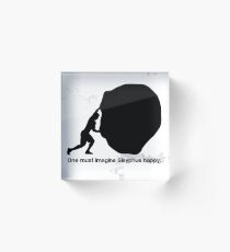 Sisyphus - Albert Camus Acrylic Block