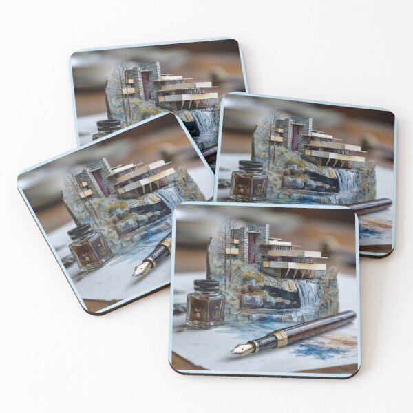Item preview, Falling Water House on Artist's Desk designed and sold by Tridentulus.