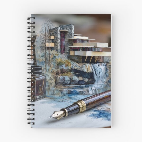 Item preview, Falling Water House on Artist's Desk designed and sold by Tridentulus.
