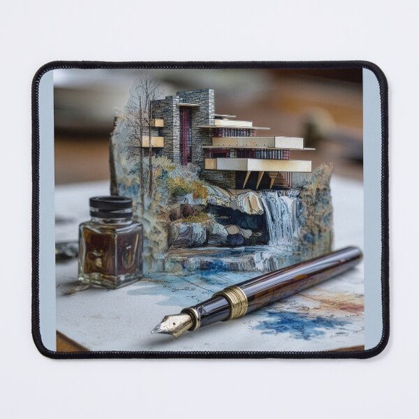 Item preview, Falling Water House on Artist's Desk designed and sold by Tridentulus.