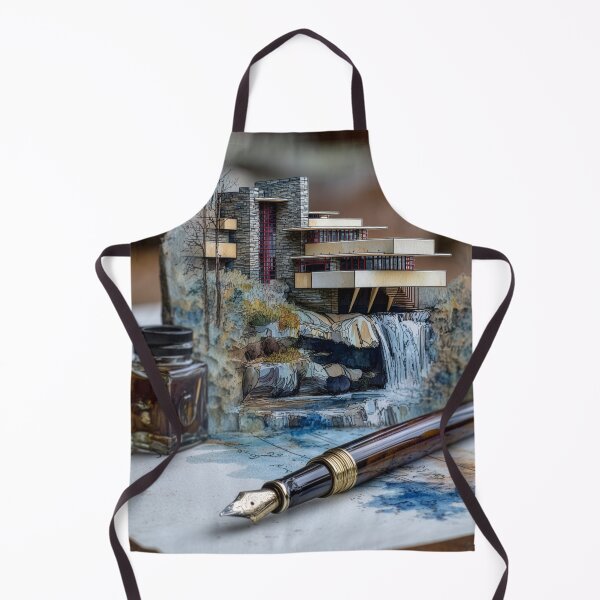 Item preview, Falling Water House on Artist's Desk designed and sold by Tridentulus.