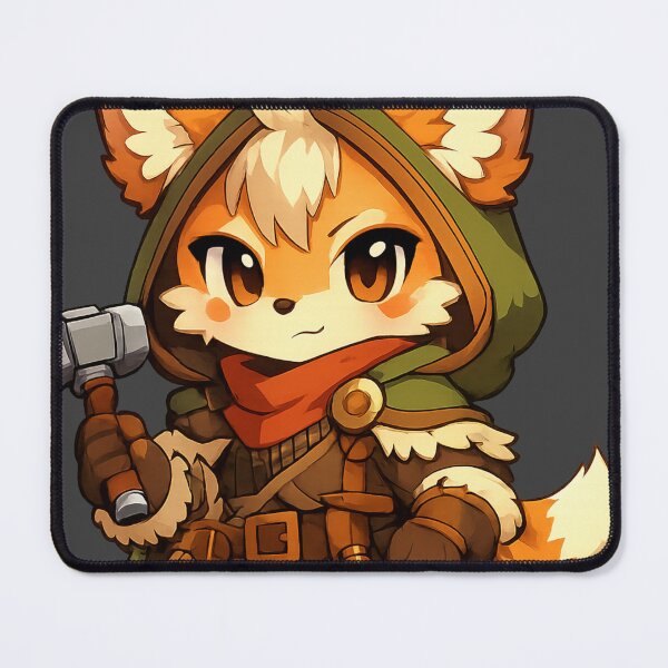 Item preview, Cute Fox Warrior Chibi Sticker | Cozy Fantasy Adventurer Anime Art | Kawaii Fox Knight Vector designed and sold by NOVAWEARIT.