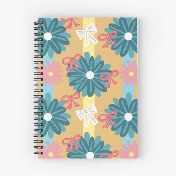 Item preview, Flowers with bows and stripes designed and sold by RepeatCandy.