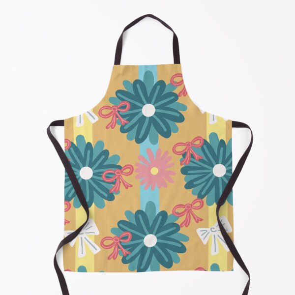 Item preview, Flowers with bows and stripes designed and sold by RepeatCandy.