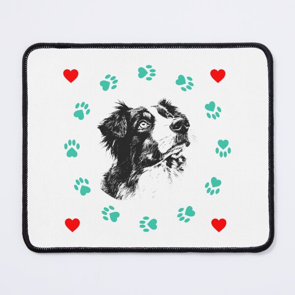 Item preview, Australian Shepherd Paw Parents Portrait designed and sold by WayOutWorks.
