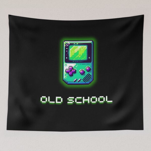 Item preview, Old School - Retro Handheld Console Gamer Pixel Art designed and sold by JonyDG.