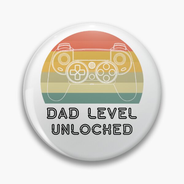 Item preview, Dad Level Unlocked Controller Retro Gamer Dad Design designed and sold by GetGoodFit.