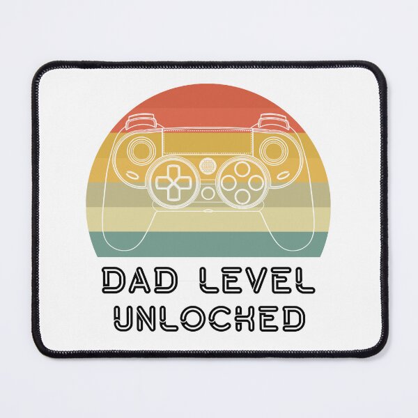 Item preview, Dad Level Unlocked Controller Retro Gamer Dad Design designed and sold by GetGoodFit.