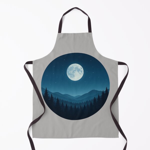 Item preview, Moonlit Wilderness Under a Starry Sky designed and sold by Youssef-BM.