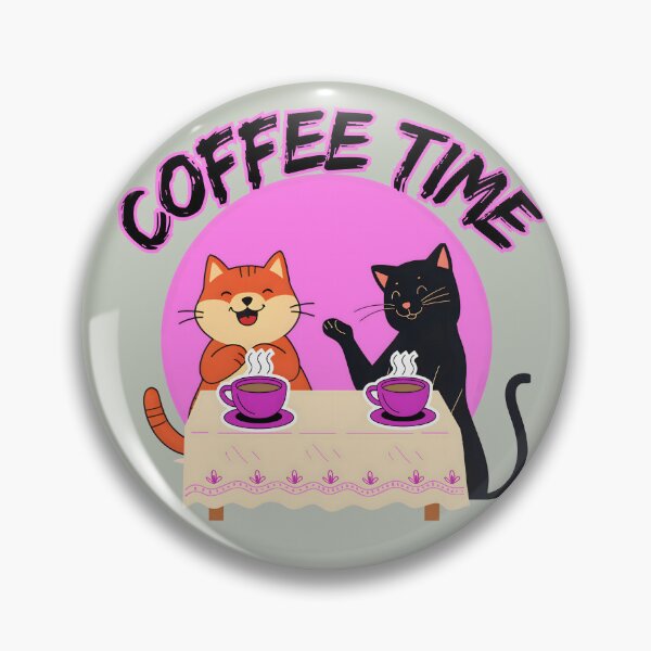 Item preview, Coffee Time, Pink designed and sold by Nightshade Pixie Creations.