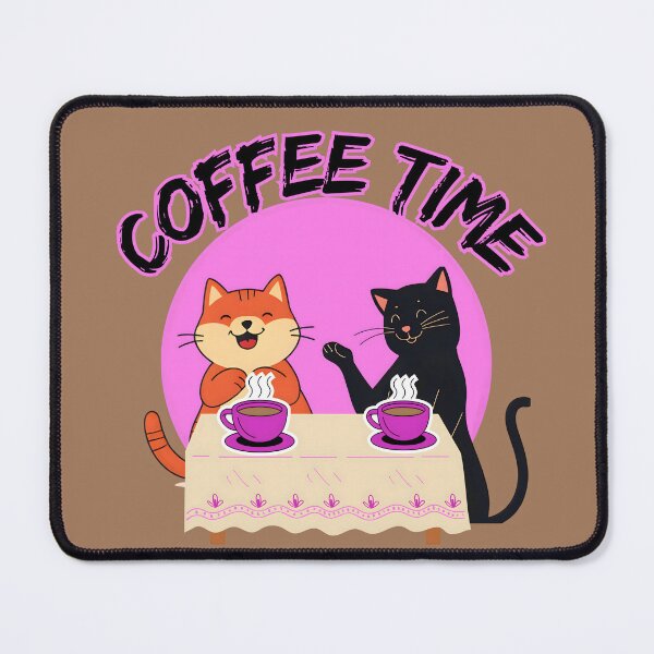 Item preview, Coffee Time, Pink designed and sold by Nightshade Pixie Creations.