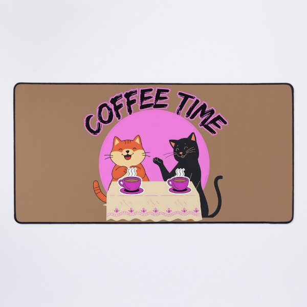 Item preview, Coffee Time, Pink designed and sold by Nightshade Pixie Creations.