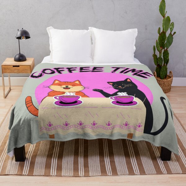 Item preview, Coffee Time, Pink designed and sold by Nightshade Pixie Creations.