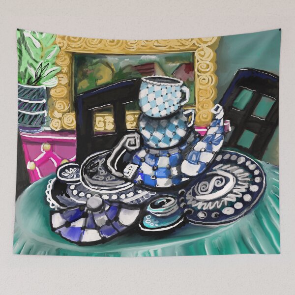 Item preview, The neverending mad tea party designed and sold by Takeiteseay.