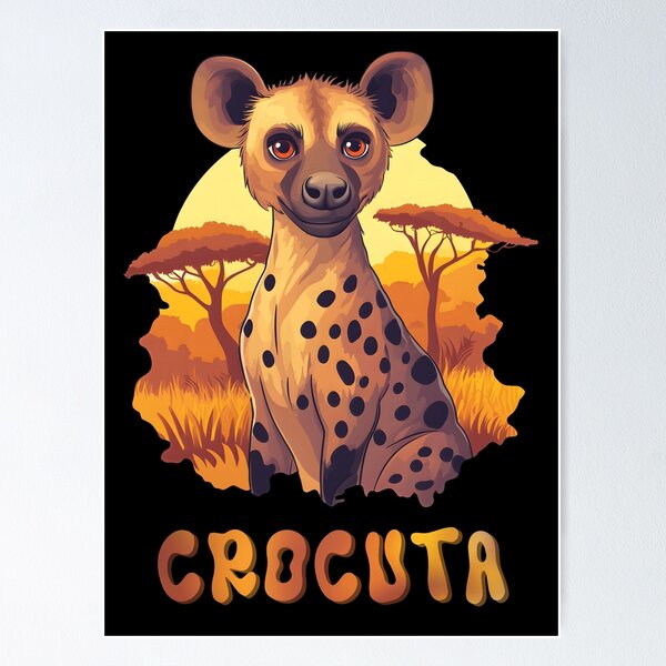 Item preview, Crocuta Spotted Hyena In The African Savanna designed and sold by AlchemyColor.