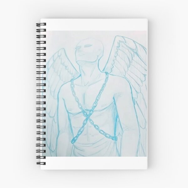 Item preview, Chained Fallen Angel Hand Drawn designed and sold by padlik-store.