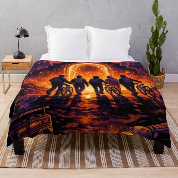 Item preview, 80s Horror Adventure Graphic – Stranger‑Inspired Retro Art designed and sold by AdenDesign..