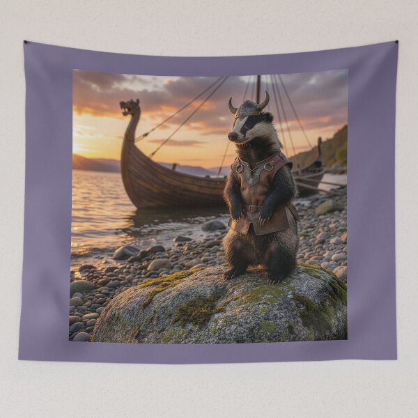 Item preview, Badger Viking Has Arrived  designed and sold by Tridentulus.