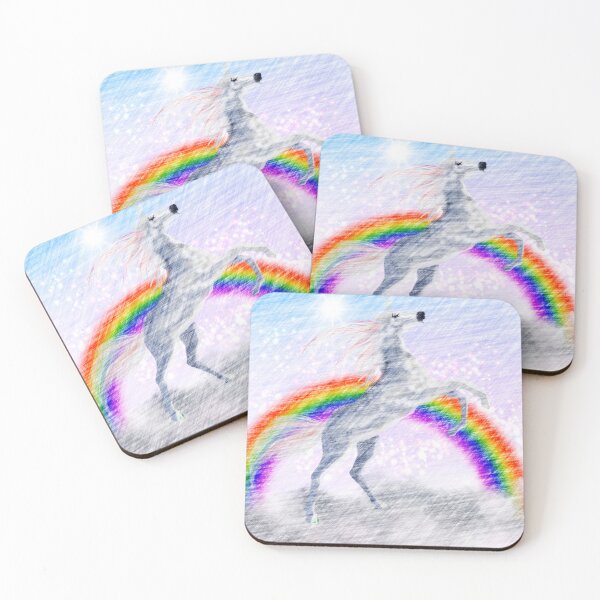 Item preview, Pastel Blue Unicorn  designed and sold by Digital Attic 95.
