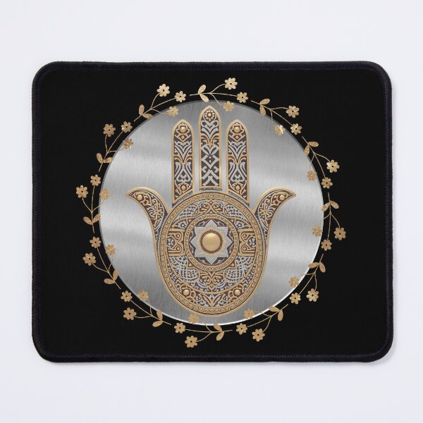 Item preview, Golden Hamsa with Mandala – Spiritual Hand of Protection and Sacred Energy designed and sold by JuanaDesigns.
