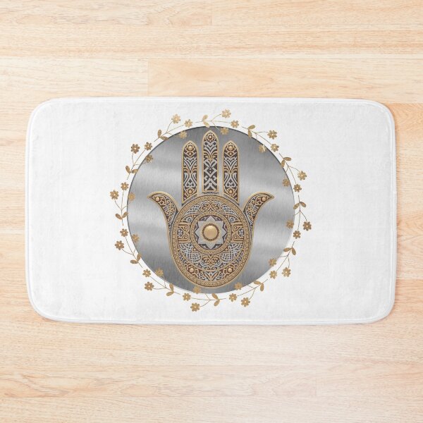 Item preview, Golden Hamsa with Mandala – Spiritual Hand of Protection and Sacred Energy designed and sold by JuanaDesigns.