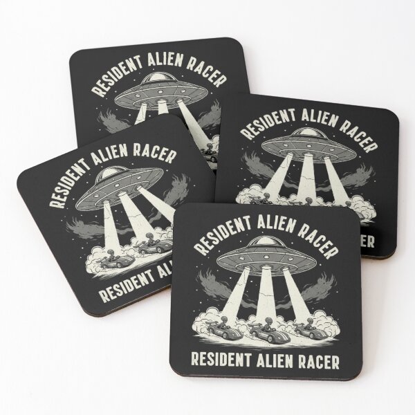 Item preview, RESIDENT ALIEN RACER designed and sold by ALL ART .