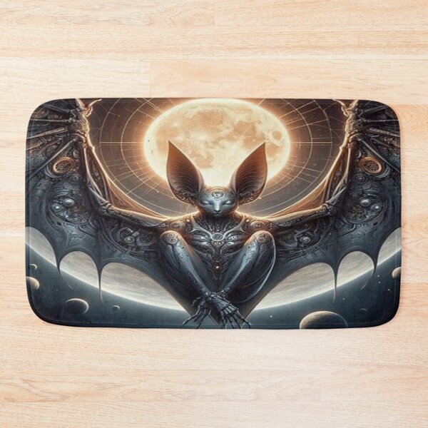Item preview, Steampunk Mechanical Bat – Intricate Clockwork Gear Wings Art designed and sold by FaresTes.