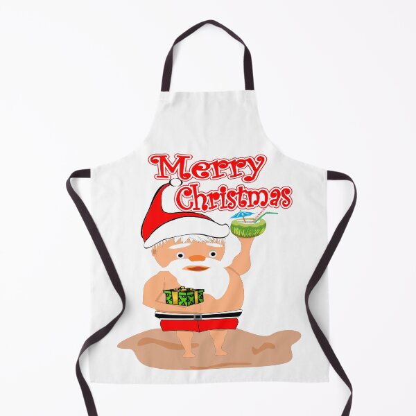 Item preview, Merry Christmas Santa at the beach designed and sold by Verle-art.