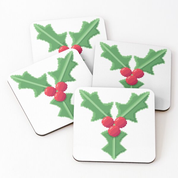 Item preview, Holly leaves and berries designed and sold by CyberphnxArtz.