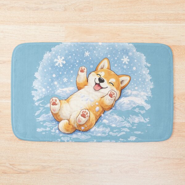 Item preview, Corgi Snow Angel Wiggle – Funny Winter Corgi Dogmom Shirt designed and sold by dogmomtees.