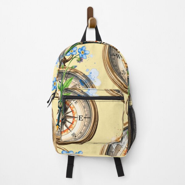 Item preview, Enchanted Nature Compass - Floral Navigation Vintage Art designed and sold by Credisaim.