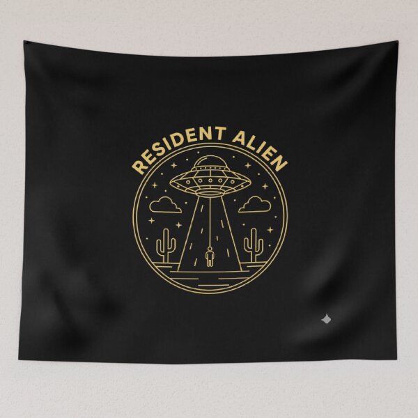 Item preview, RESIDENT ALIEN silhouette designed and sold by ALL ART .