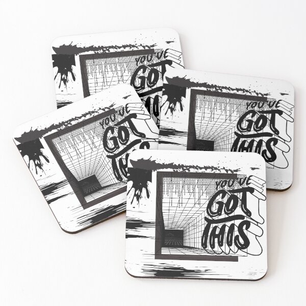 Item preview, You’ve Got This Tunnel Art with Black Stripes Typography designed and sold by Aura Design.