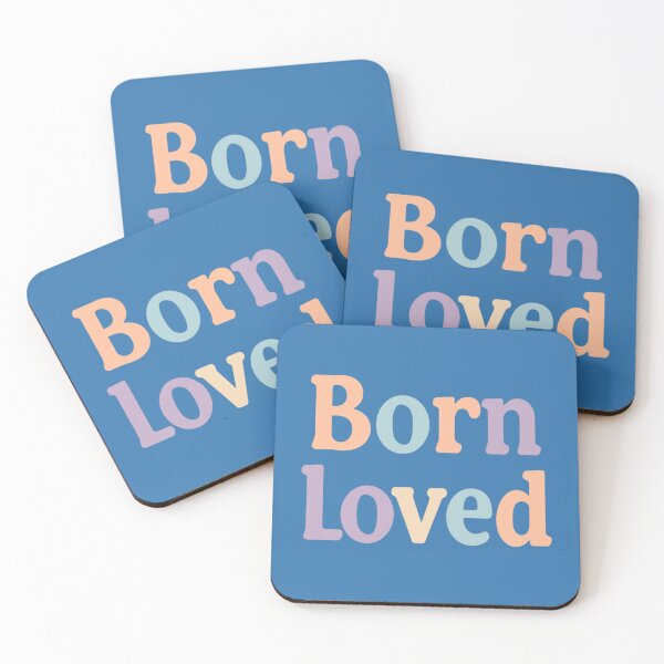Item preview, Born Loved Family Affirmation Design designed and sold by TrackinDaTrends.